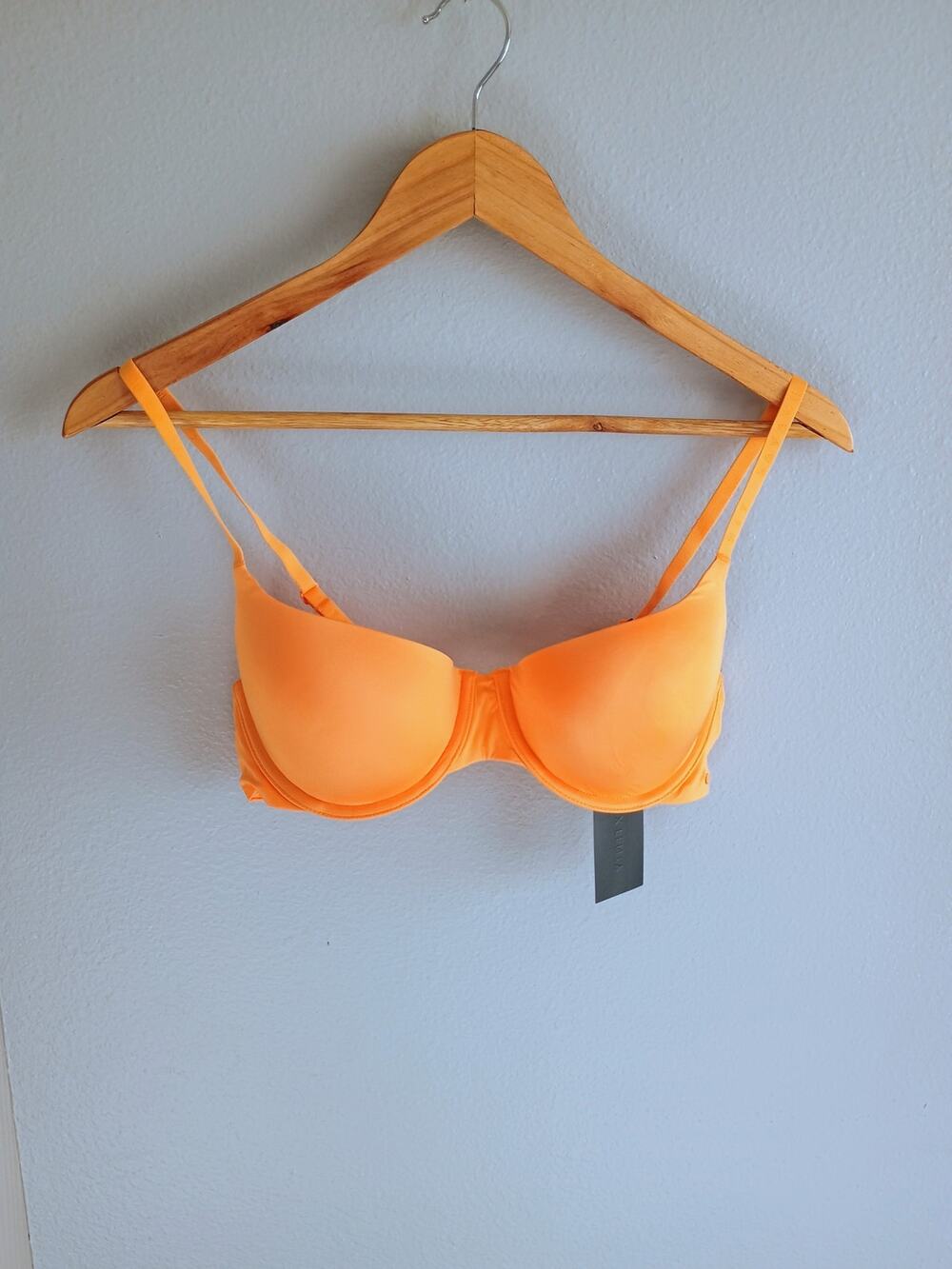 X Fenty bra in a bright orange color sexy NWT 34B coastal beachy comfortable
